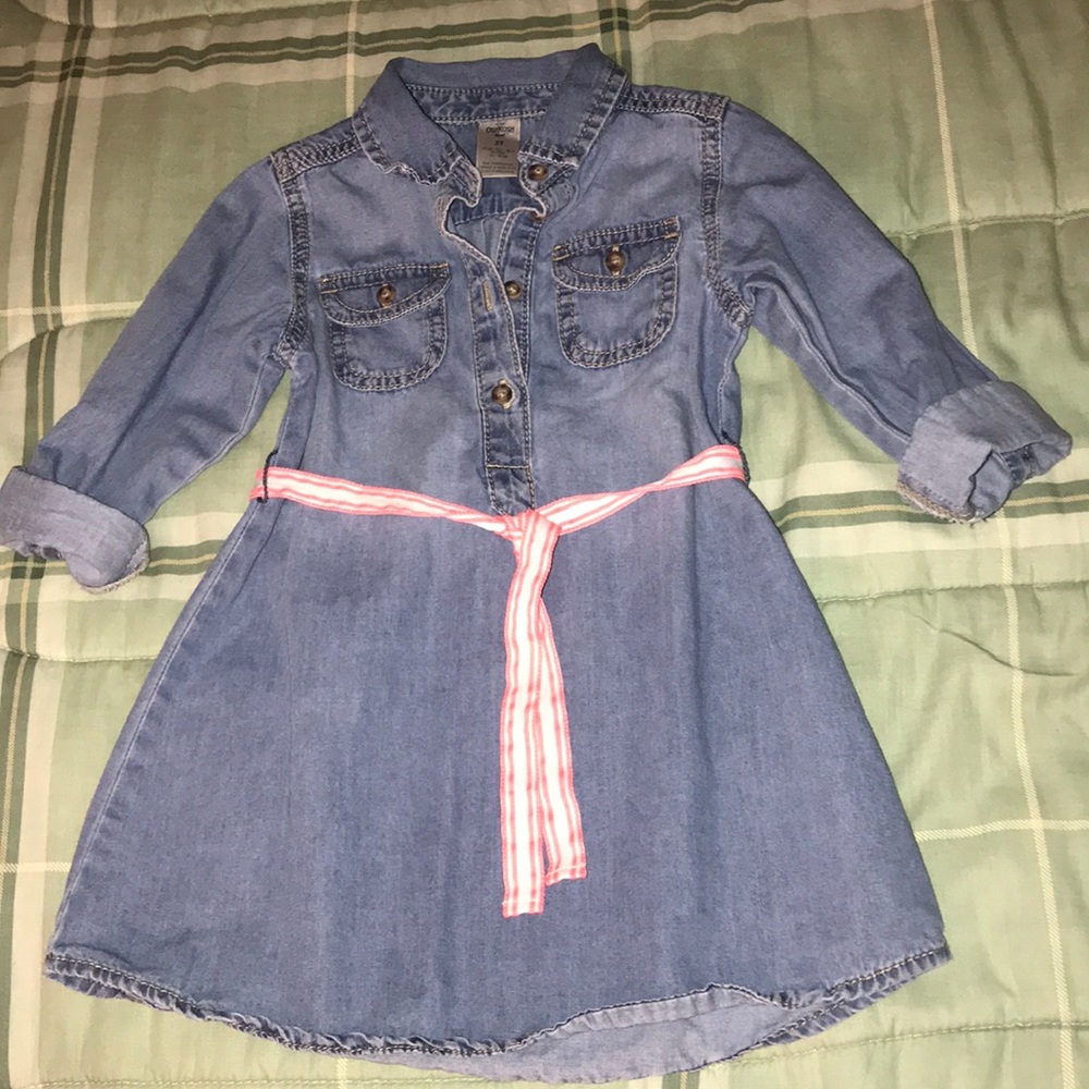 Toddler girl Denim tunic dress
